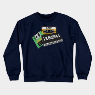 Retro Music and Movies Crewneck Sweatshirt